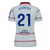 Atletico Madrid Cristian Romero #21 Tredjedrakt Kvinner 2026-27 Kortermet